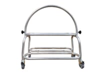 Ball Cart 2 Tier Silver