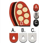 Cleat Sole Back Skin Size 6-8