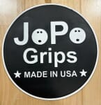 JoPo Shammy Black Grips Logo