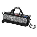 Dye Sub Slim Triple Tote White Leopard