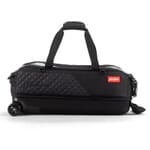 Diamond Slim Triple Tote - Black
