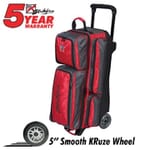 Konvoy Triple Roller Red/Smoke