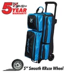 Konvoy Triple Roller Black/Caribbean Blue