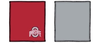 Ohio State Shammy (Scarlet/Grey)