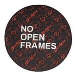 Shammy Leather Pad Round TPC Black/Red