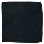 Economy Microfiber Towel Black 16x16 DOZEN