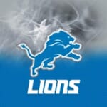 Detroit Lions Dye Sub NFL Towel