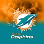 Miami Dolphins Dye Sub NFL Towel