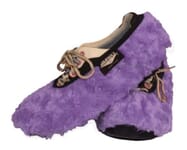 FUZZY Shoe Cover Ladies Lavender