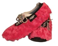 FUZZY Shoe Cover Ladies Pink