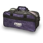 2 Ball Tote Abstract Prp/Blk