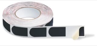 Storm Tape 1-inch Black 500 Piece Roll